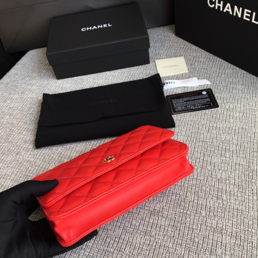WOC CHANEL, LAMBSKIN