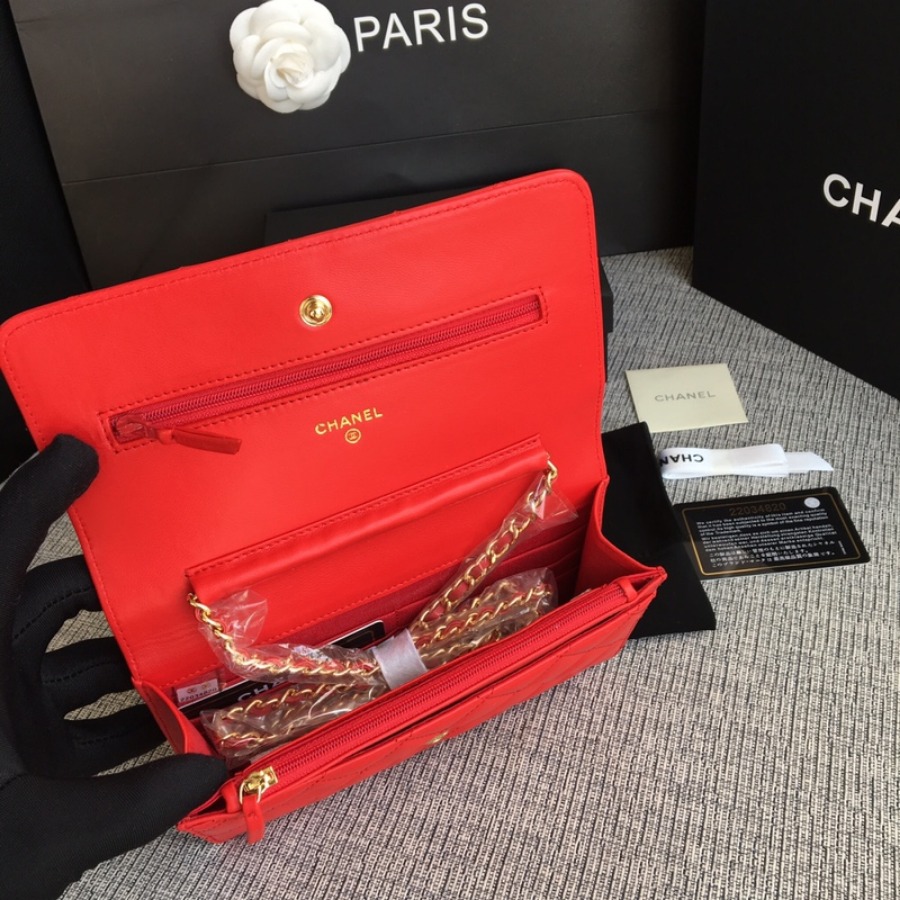 WOC CHANEL, LAMBSKIN