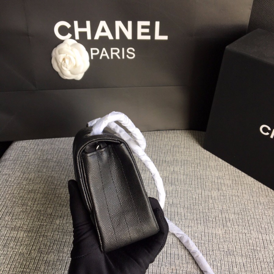 A01115, Classic handbag, Chanel Handbag, 17CM, caviar