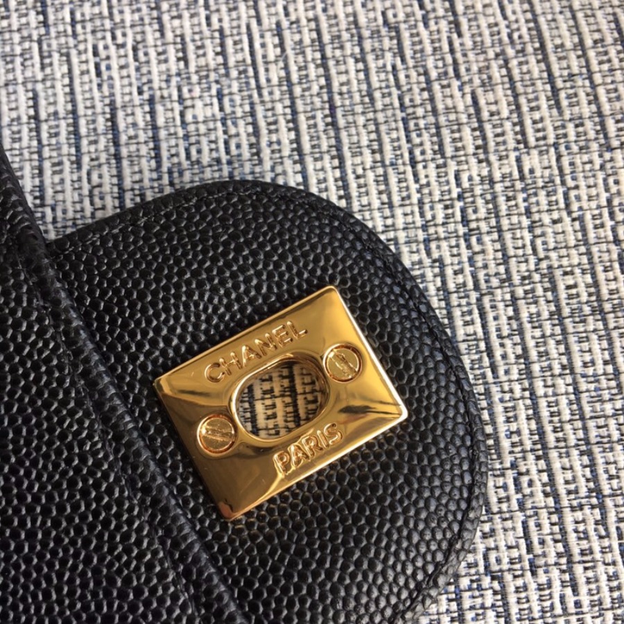 A01115, Classic handbag, Chanel Handbag, 17CM, Caviar