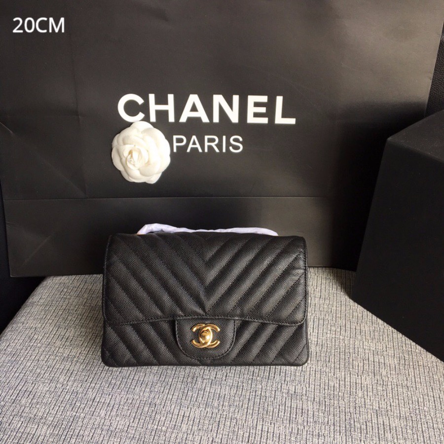 A01116, Classic handbag, Chanel Handbag, 20CM, Caviar