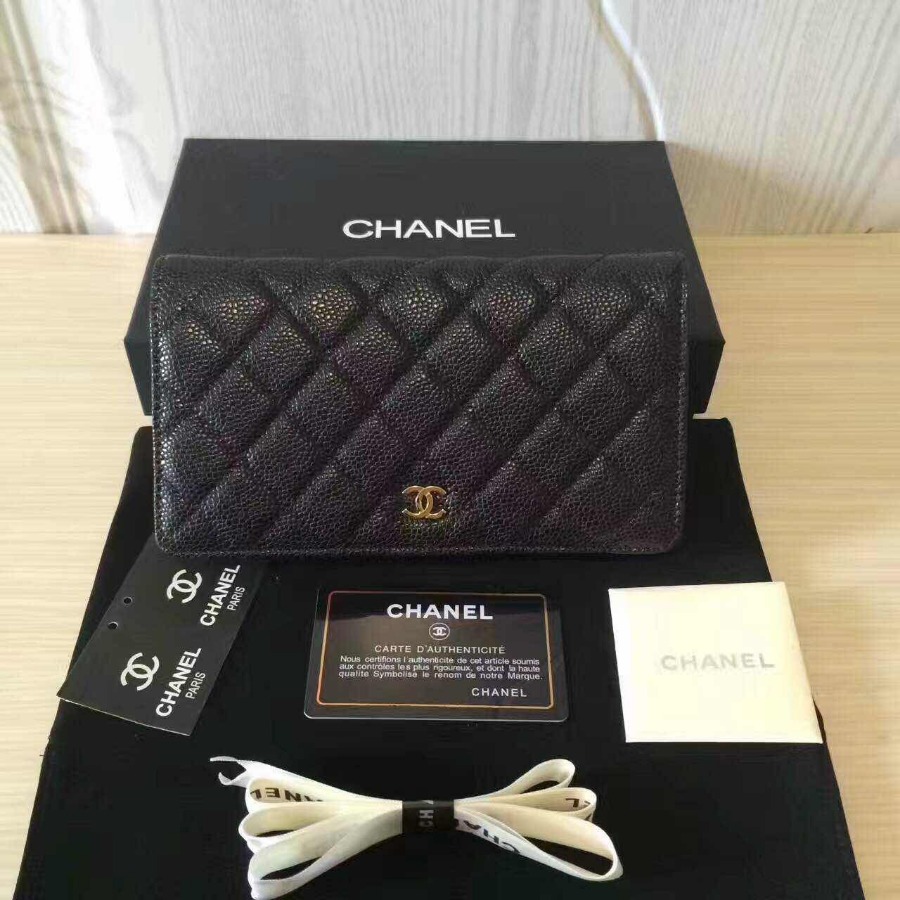 CHANEL WALLETS, CAVIAR CALFSKIN