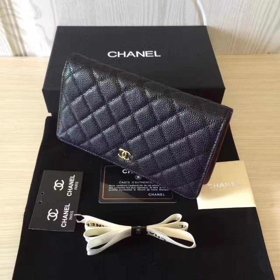 CHANEL WALLETS, CAVIAR CALFSKIN