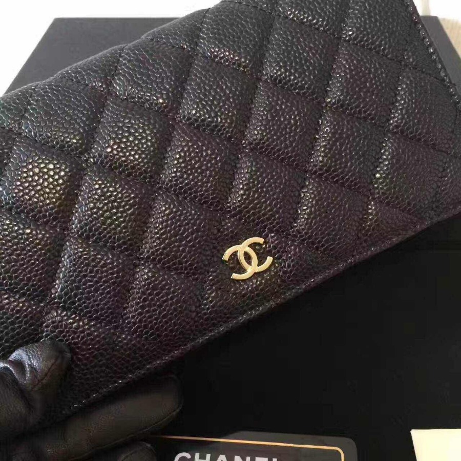CHANEL WALLETS, CAVIAR CALFSKIN