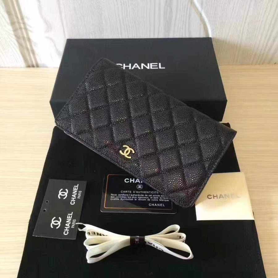 CHANEL WALLETS, CAVIAR CALFSKIN