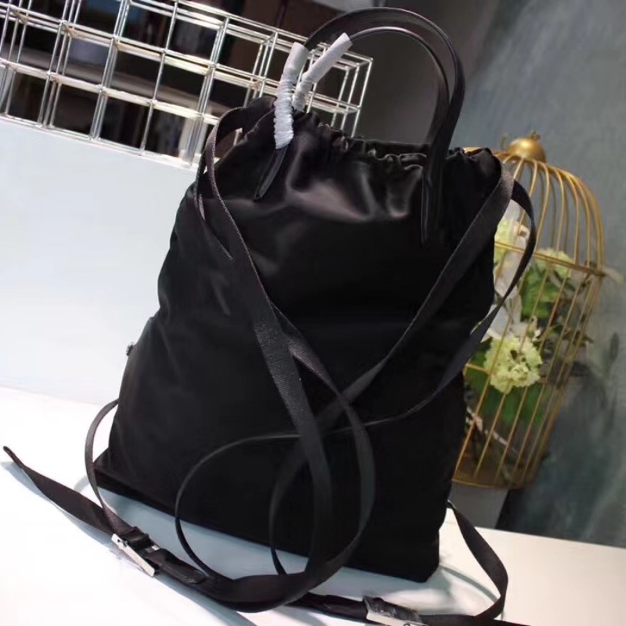 FENDI backpack, Fabric and leather backpack