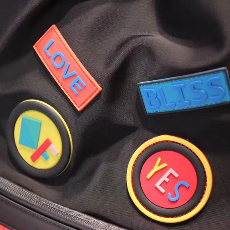 FENDI backpack, Fabric and leather backpack