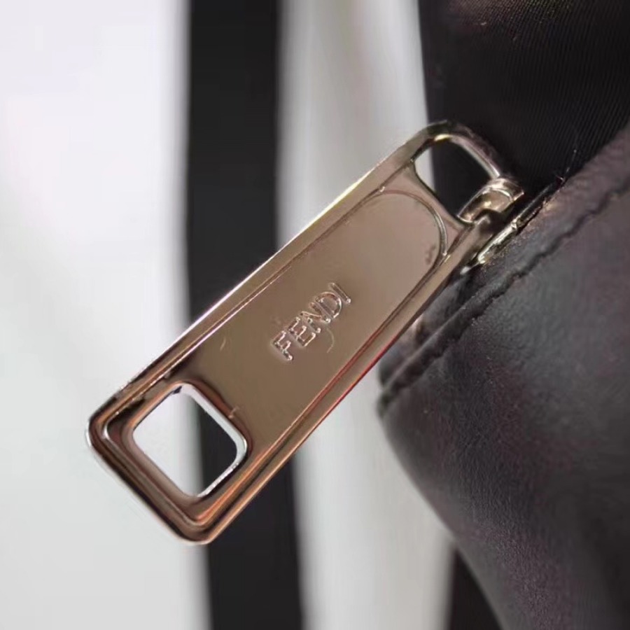 FENDI backpack, Fabric and leather backpack