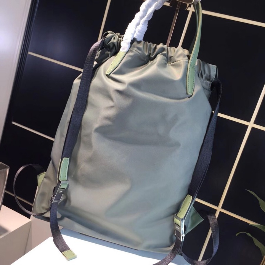 FENDI backpack, Fabric and leather backpack