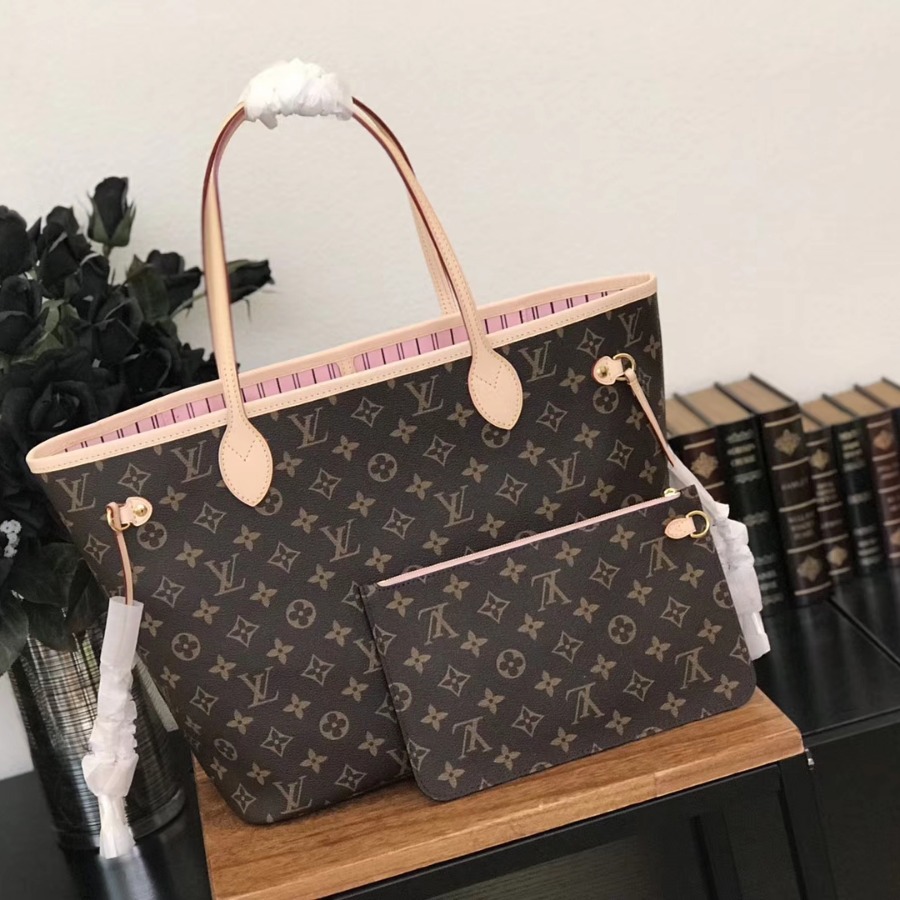 M50366, NEVERFULL MM, Louis Vuitton LV HANDBAGS