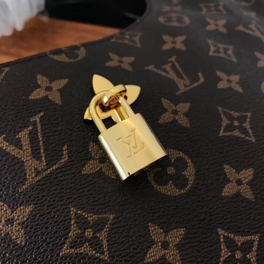 M43545, FLOWER HOBO, Louis Vuitton LV, Monogram canvas