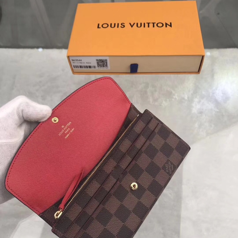 N63544, EMILIE WALLET, LOUIS VUITTON LV