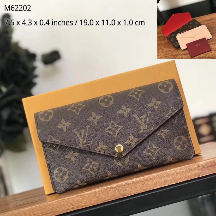 M62202, JEANNE WALLET, LOUIS VUITTON LV WALLETS