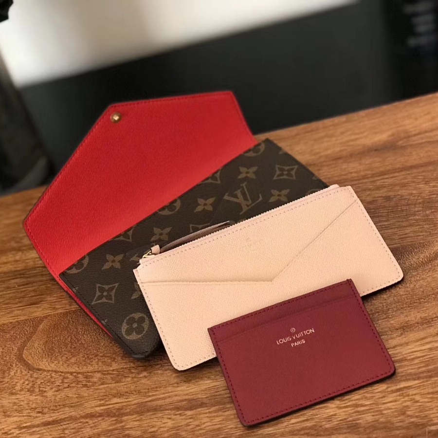 M62202, JEANNE WALLET, LOUIS VUITTON LV WALLETS