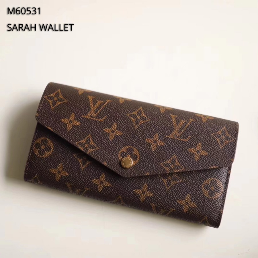 M60531, SARAH WALLET, LOUIS VUITTON LV WALLETS