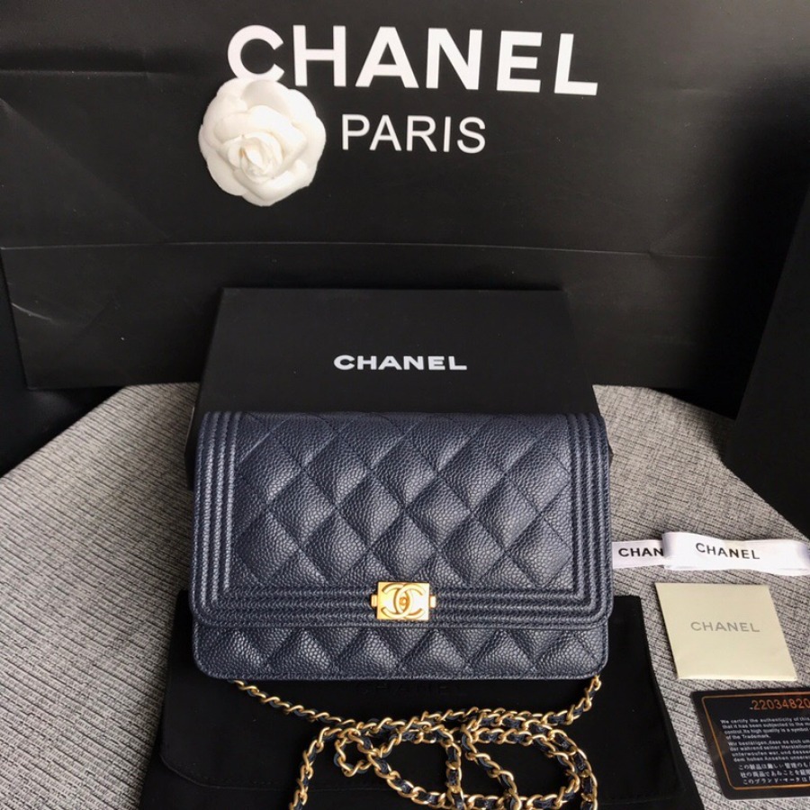 WOC CHANEL LEBOY,  CAVIAR / CALFSKIN
