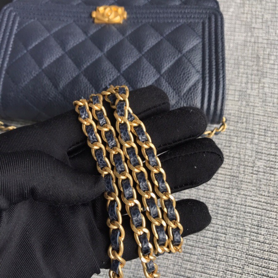 WOC CHANEL LEBOY,  CAVIAR / CALFSKIN