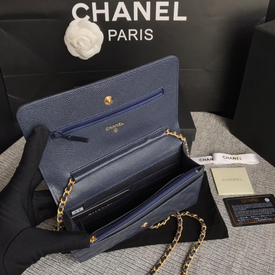 WOC CHANEL LEBOY,  CAVIAR / CALFSKIN