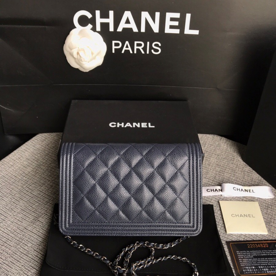 WOC CHANEL LEBOY,  CAVIAR / CALFSKIN