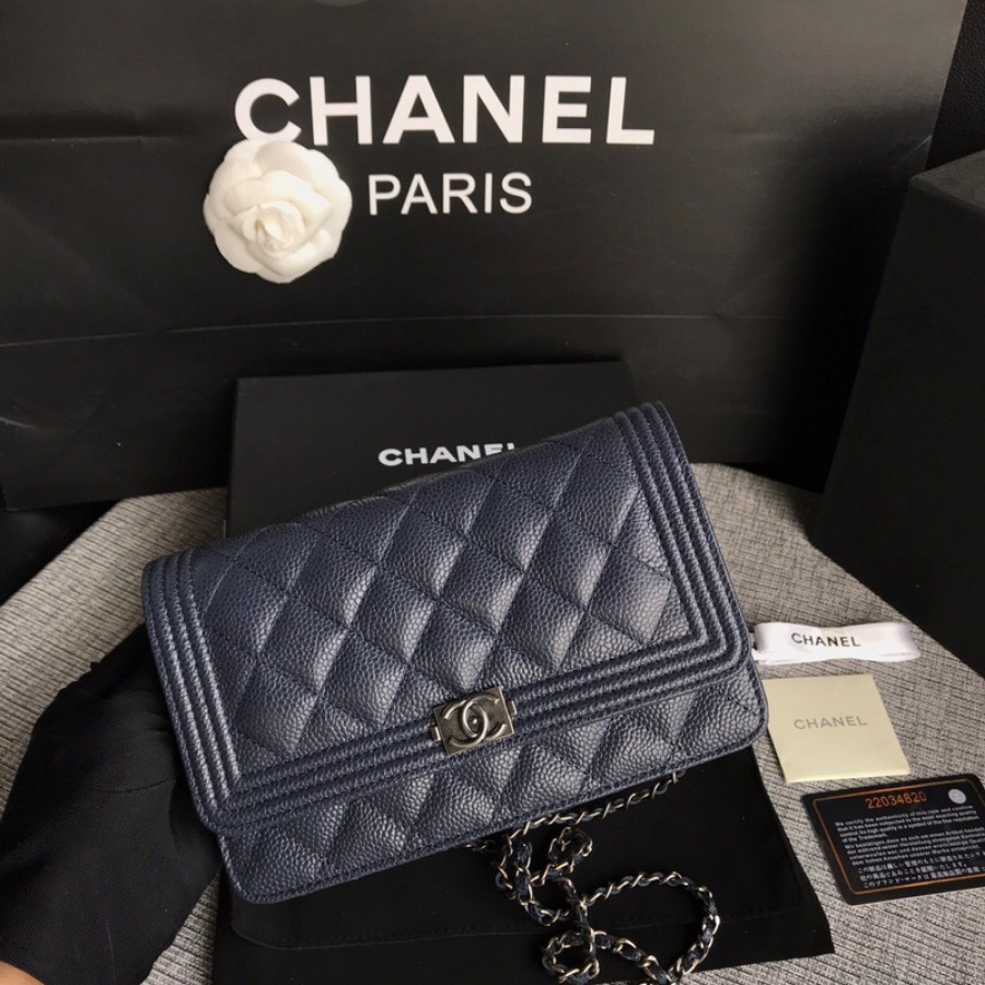 WOC CHANEL LEBOY,  CAVIAR / CALFSKIN
