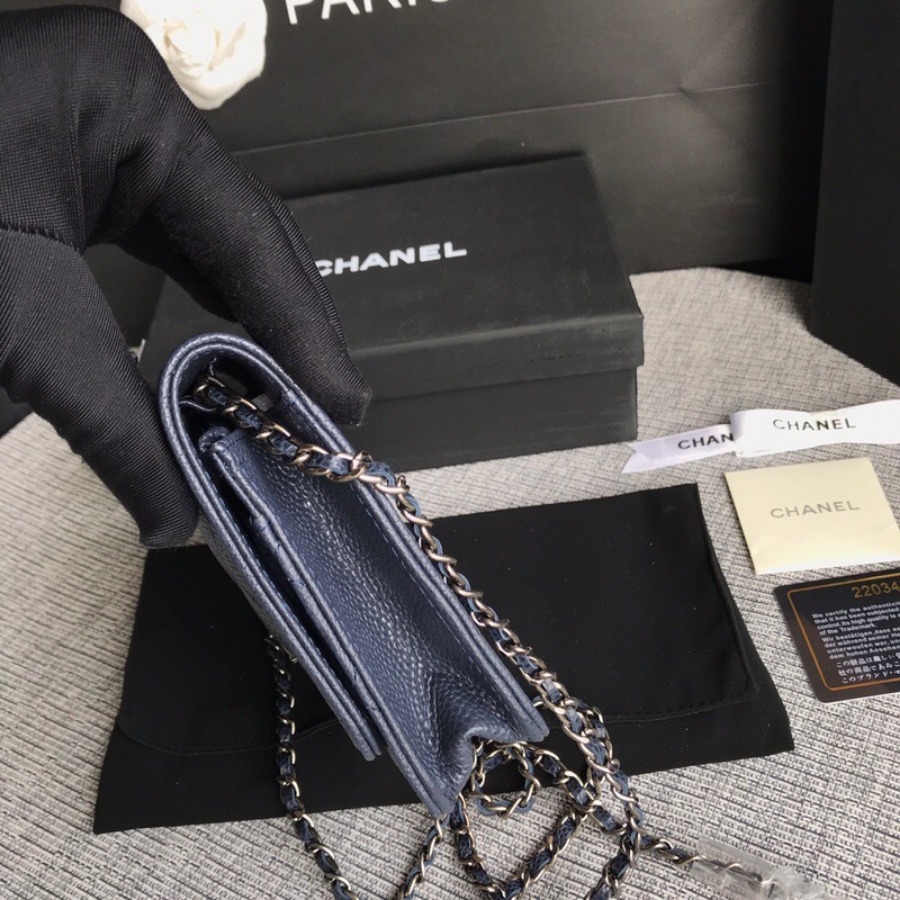 WOC CHANEL LEBOY,  CAVIAR / CALFSKIN