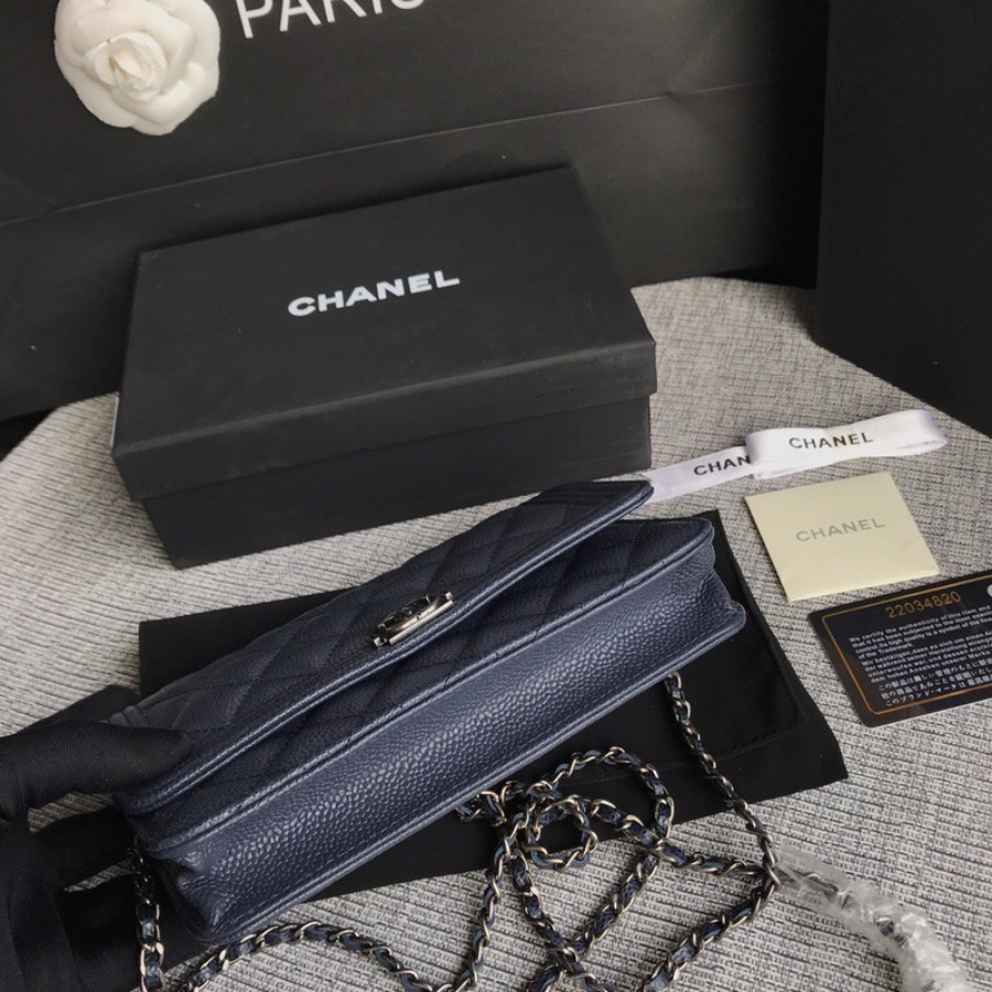 WOC CHANEL LEBOY,  CAVIAR / CALFSKIN