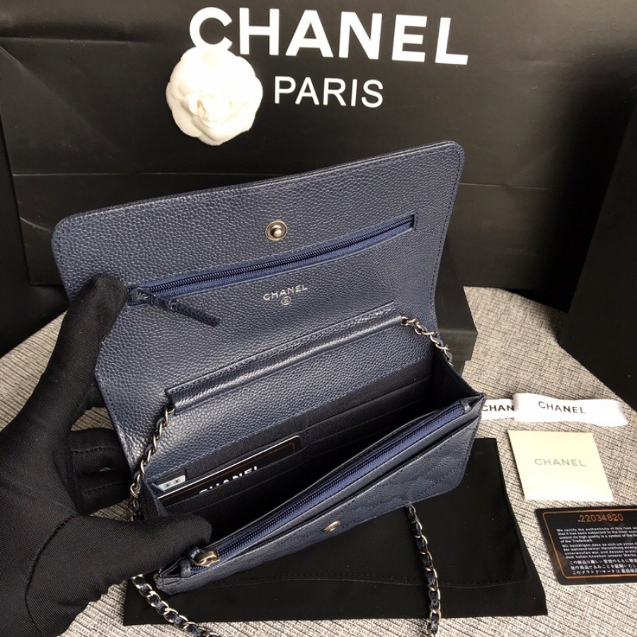 WOC CHANEL LEBOY,  CAVIAR / CALFSKIN