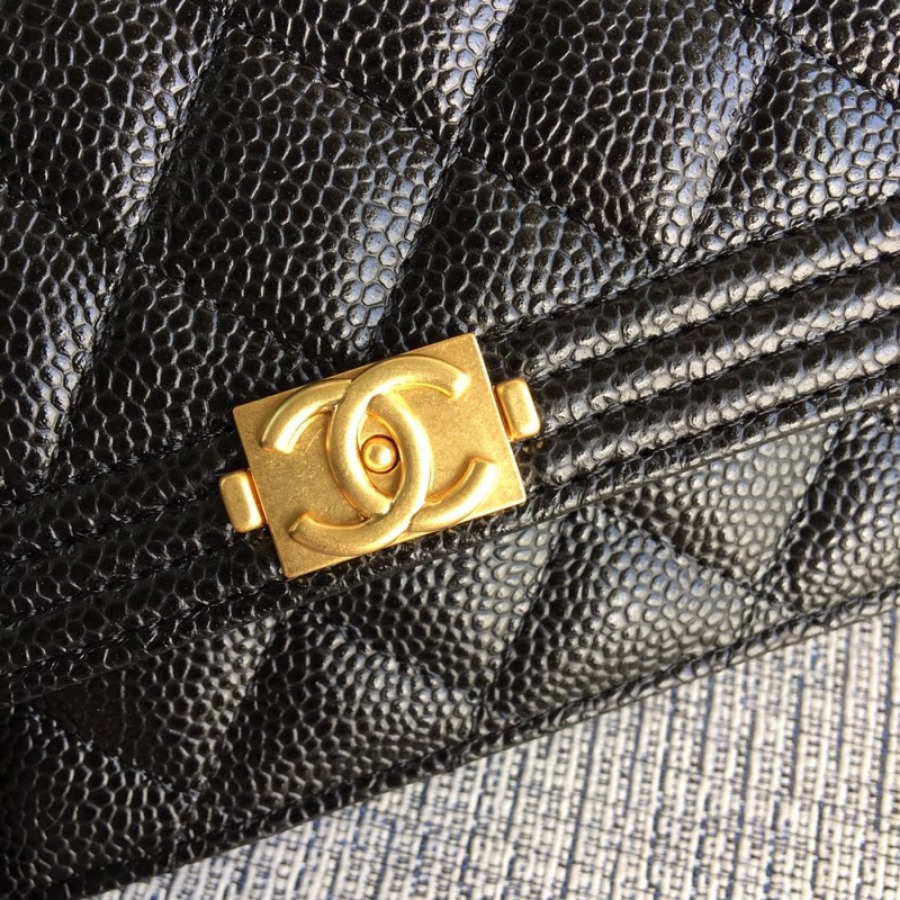 WOC CHANEL LEBOY,  CAVIAR / CALFSKIN