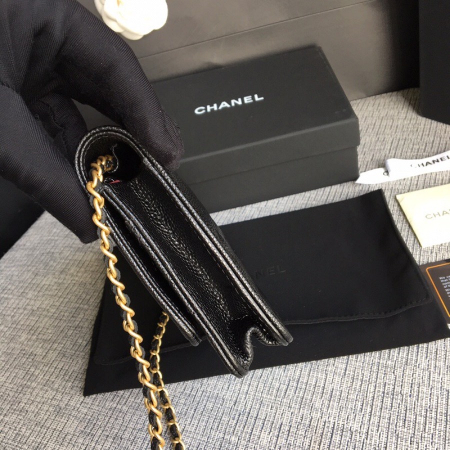 WOC CHANEL LEBOY,  CAVIAR / CALFSKIN