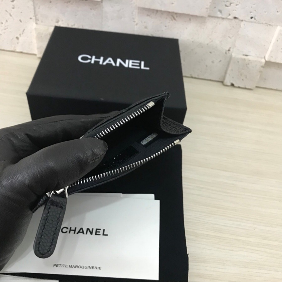 CHANEL Classic Card Holder, CAVIAR CALFSKIN
