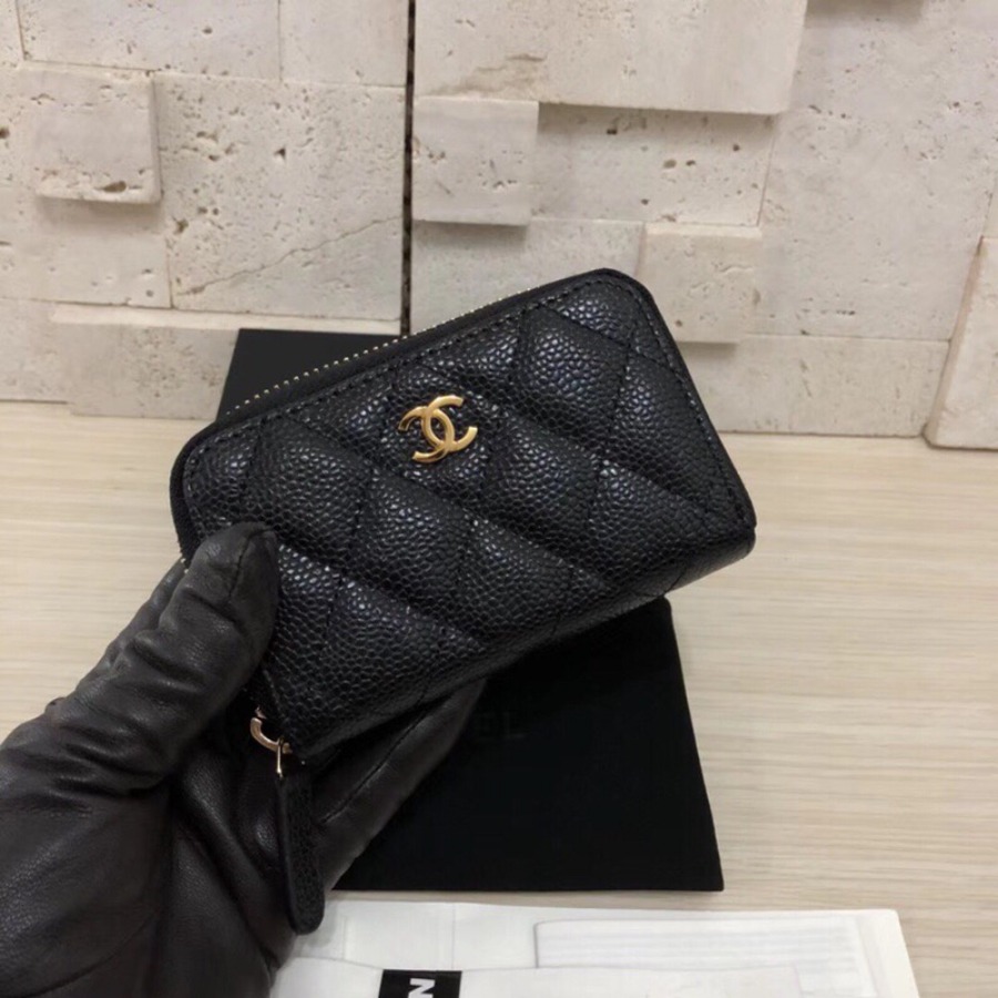 Classic Coin Purse, CHANEL, CAVIAR, A69271