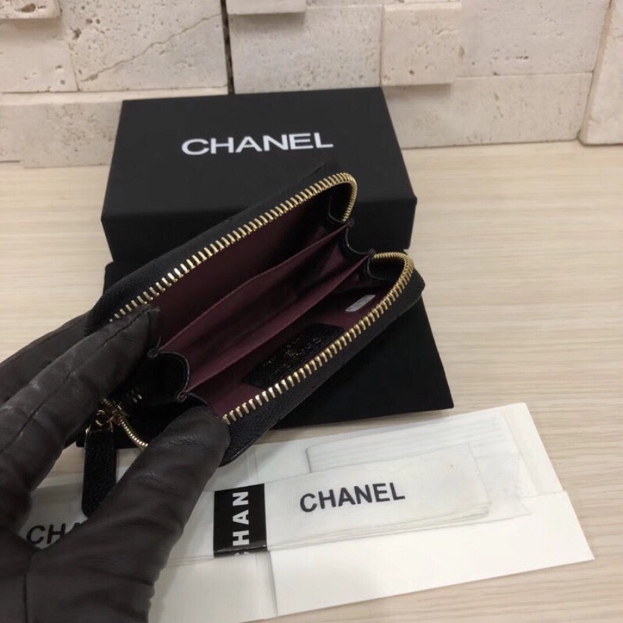 Classic Coin Purse, CHANEL, CAVIAR, A69271