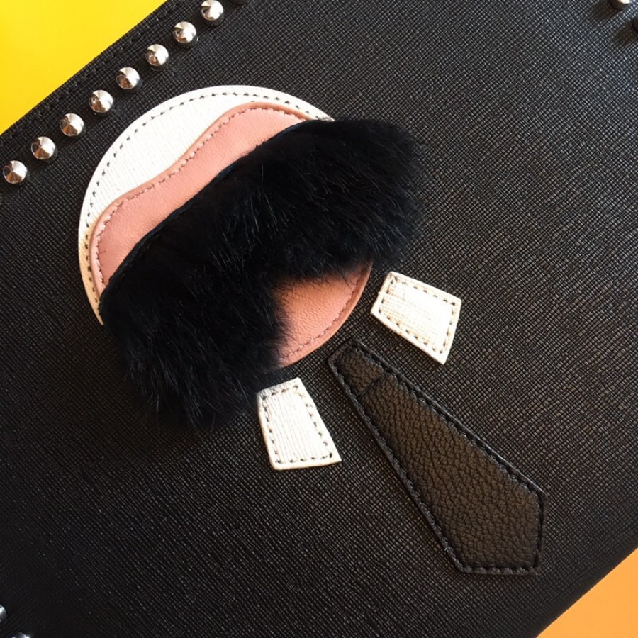 FLAT CLUTCH, FENDI LEATHER POUCH