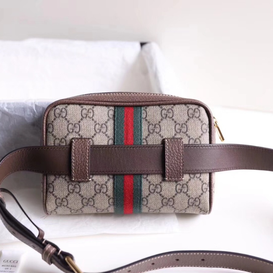 517076, Ophidia GG Supreme small belt bag, Belt long 105cm