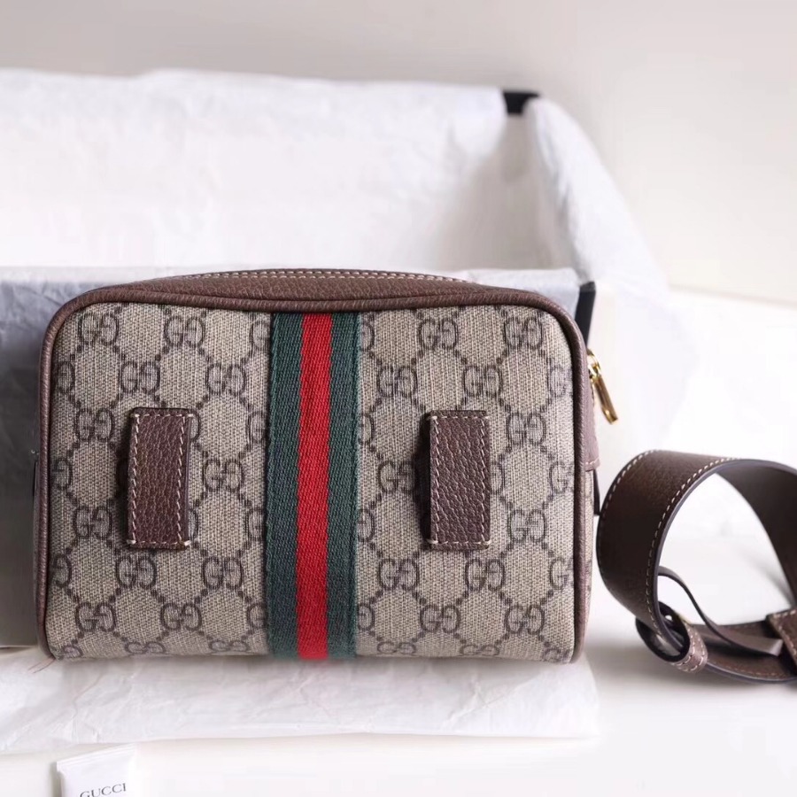 517076, Ophidia GG Supreme small belt bag, Belt long 105cm