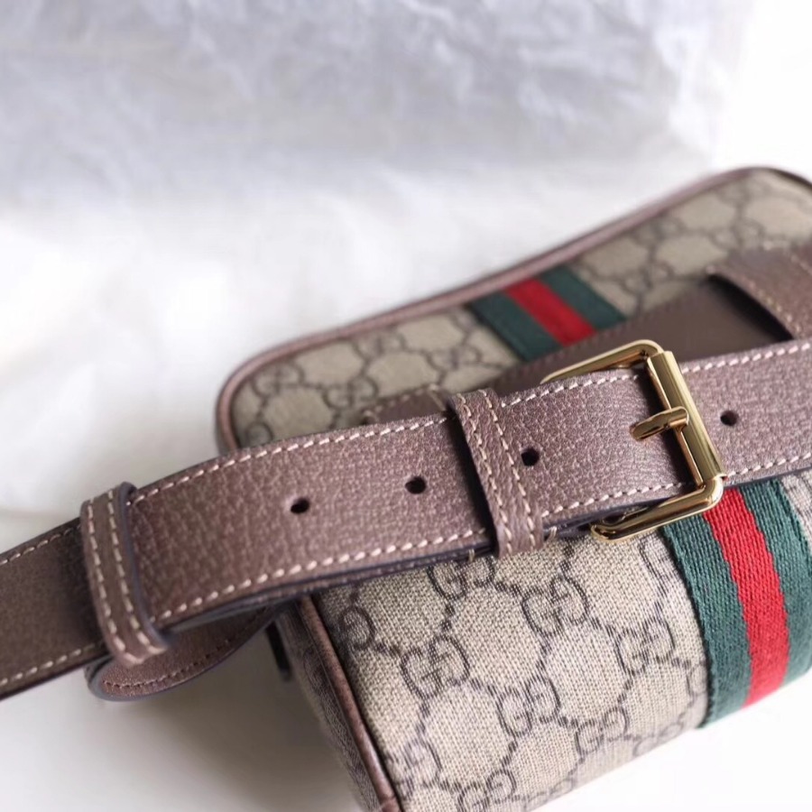 517076, Ophidia GG Supreme small belt bag, Belt long 105cm