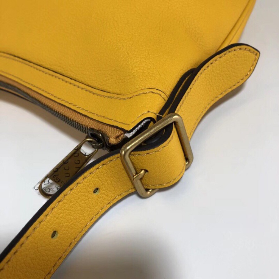 523592, Gucci Print half-moon hobo bag, Men's Messengers Bags