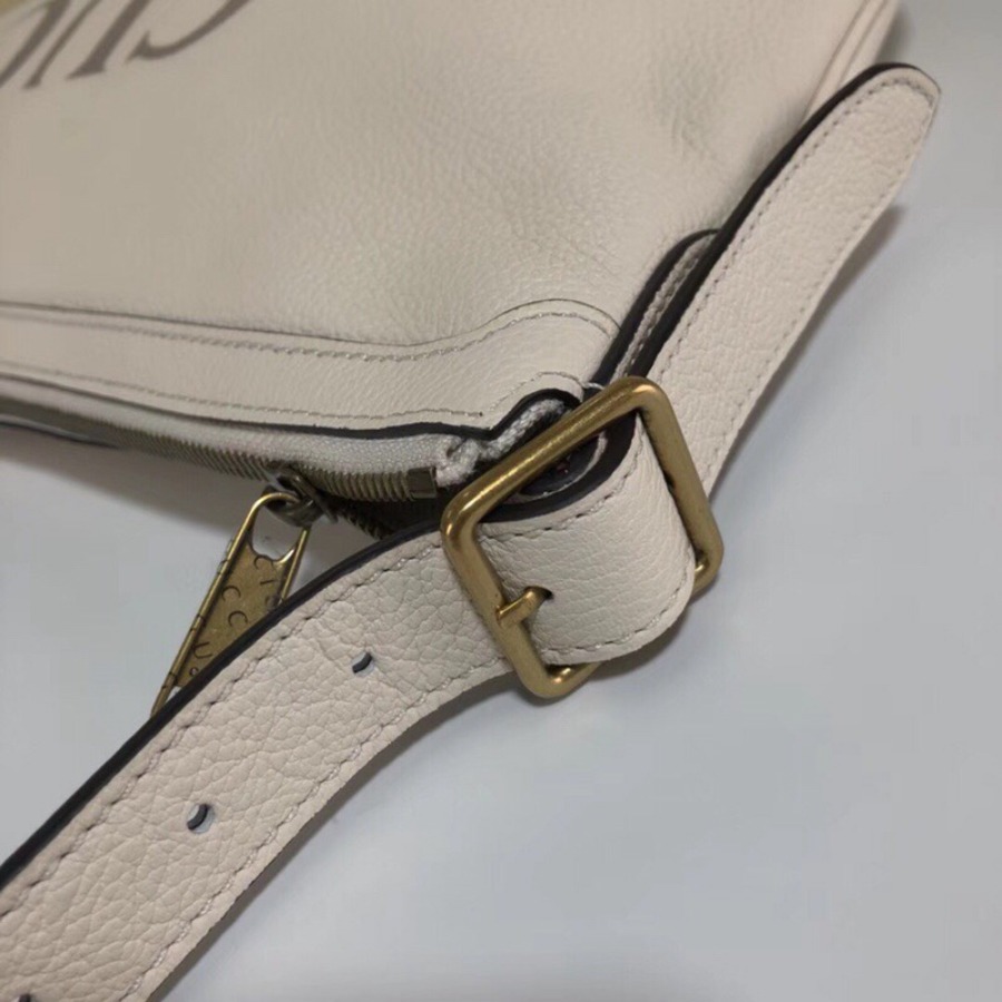 523588, Gucci Print half-moon hobo bag, Men's Messengers Bags