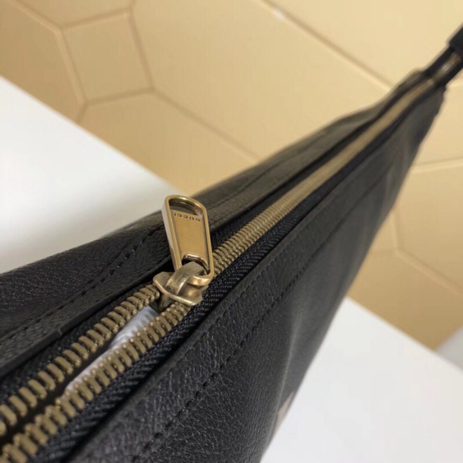 523588, Gucci Print half-moon hobo bag, Men's Messengers Bags