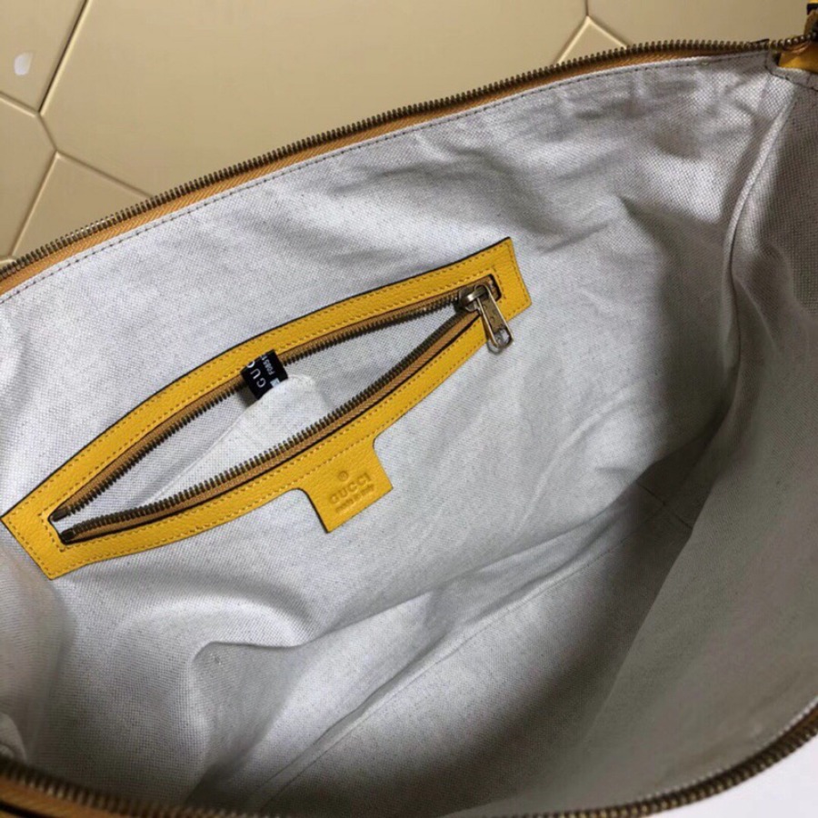 523588, Gucci Print half-moon hobo bag, Men's Messengers Bags