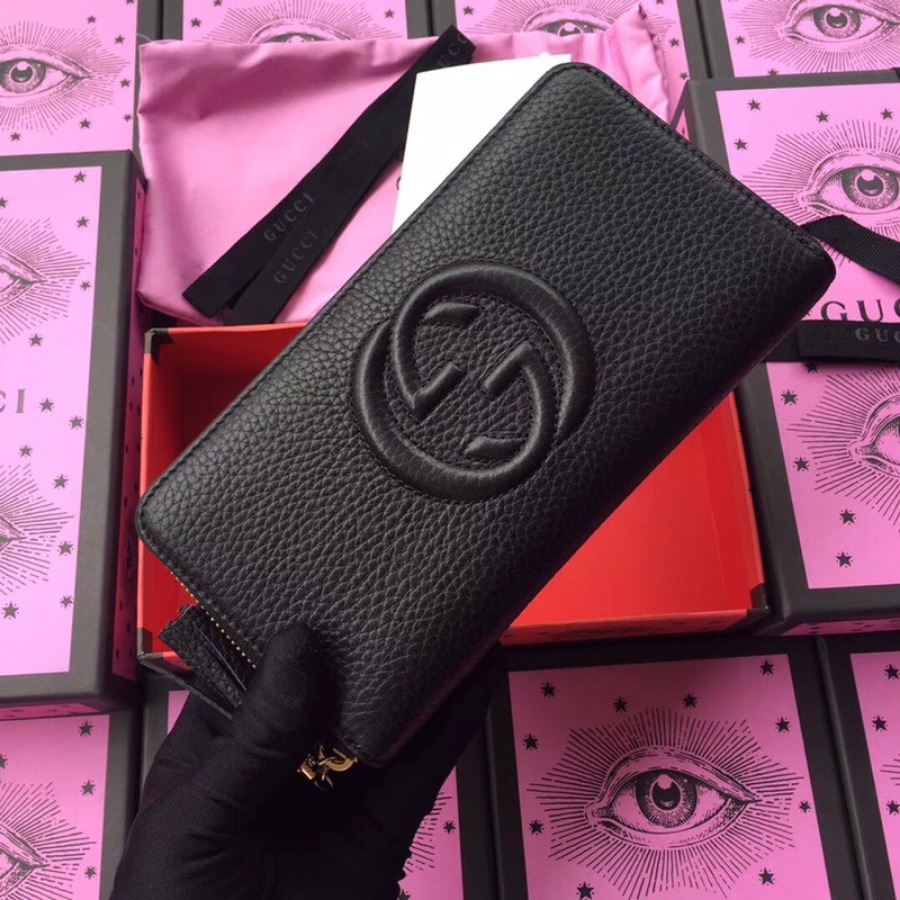 308004, GUCCI Soho Zip Wallet