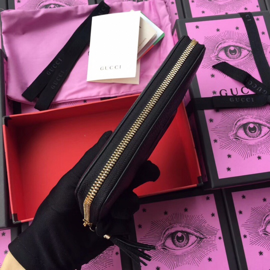 308004, GUCCI Soho Zip Wallet