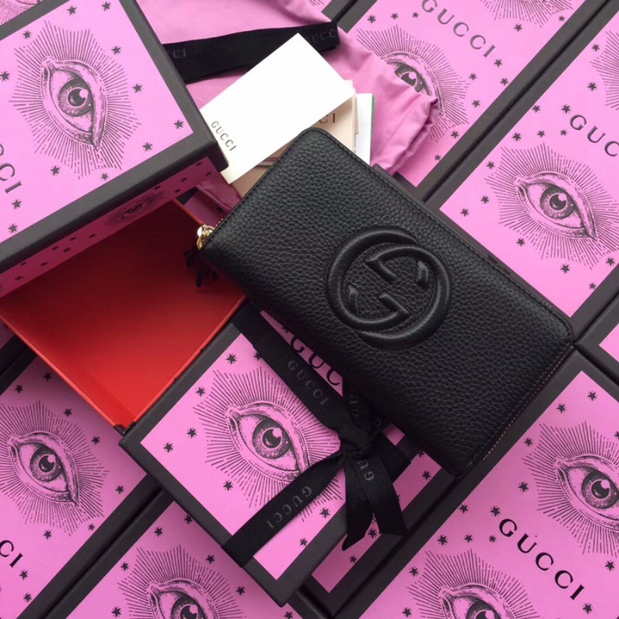 308004, GUCCI Soho Zip Wallet