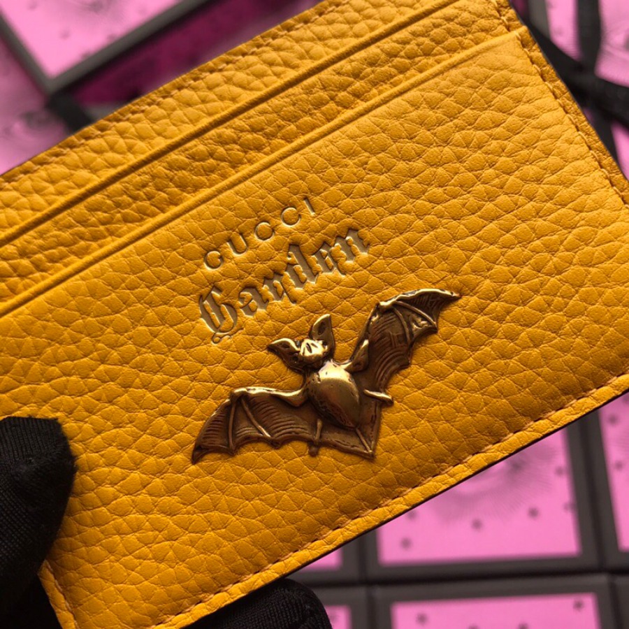 519798, GUCCI LEATHER CARD CASE, GUCCI Small Accessories