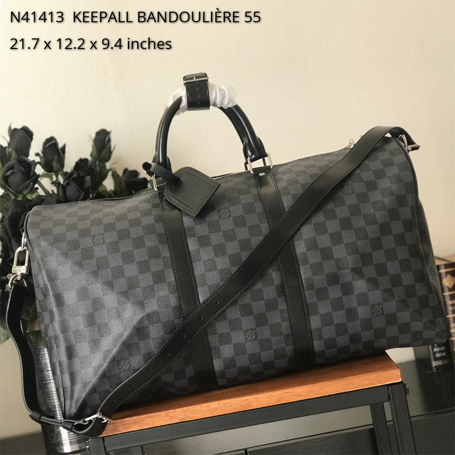 N41413, KEEPALL BANDOULIÈRE 55, Louis Vuitton LV TRAVEL BAG 