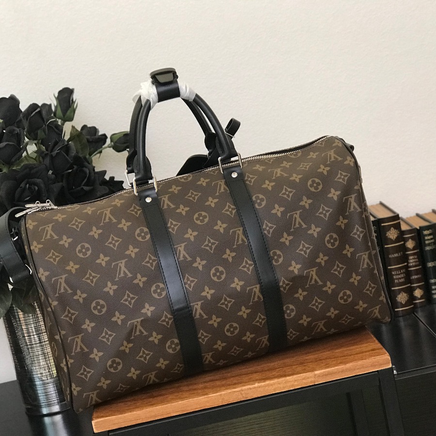 M56711, KEEPALL 45 BANDOULIÈRE, Louis Vuitton LV TRAVEL BAG 