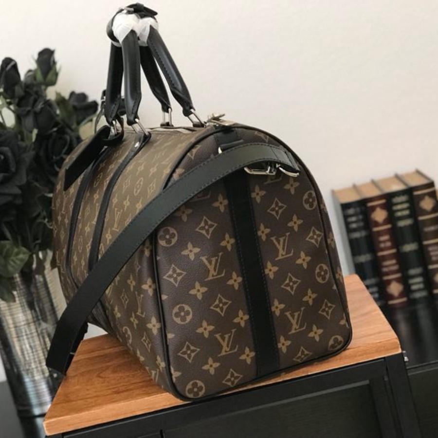 M56711, KEEPALL 45 BANDOULIÈRE, Louis Vuitton LV TRAVEL BAG 