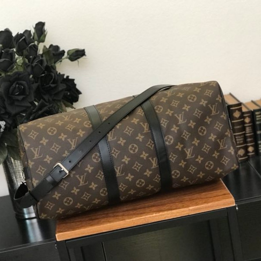 M56711, KEEPALL 45 BANDOULIÈRE, Louis Vuitton LV TRAVEL BAG 