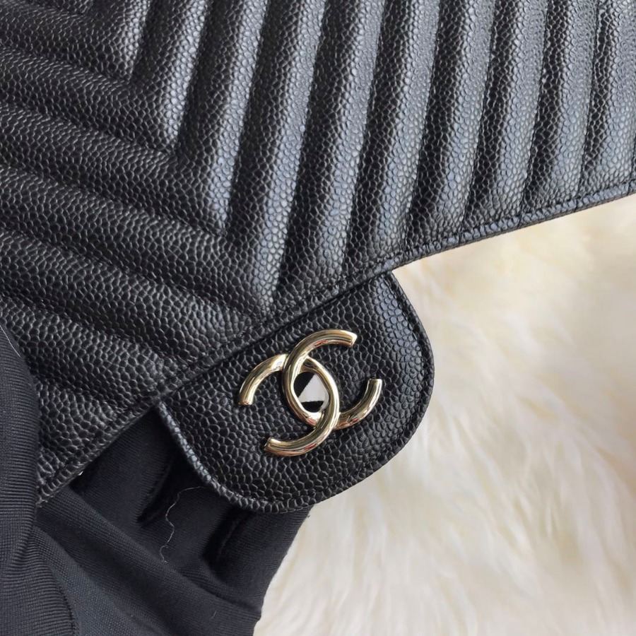 Large Classic handbag, Chanel Handbag, 30CM, Caviar