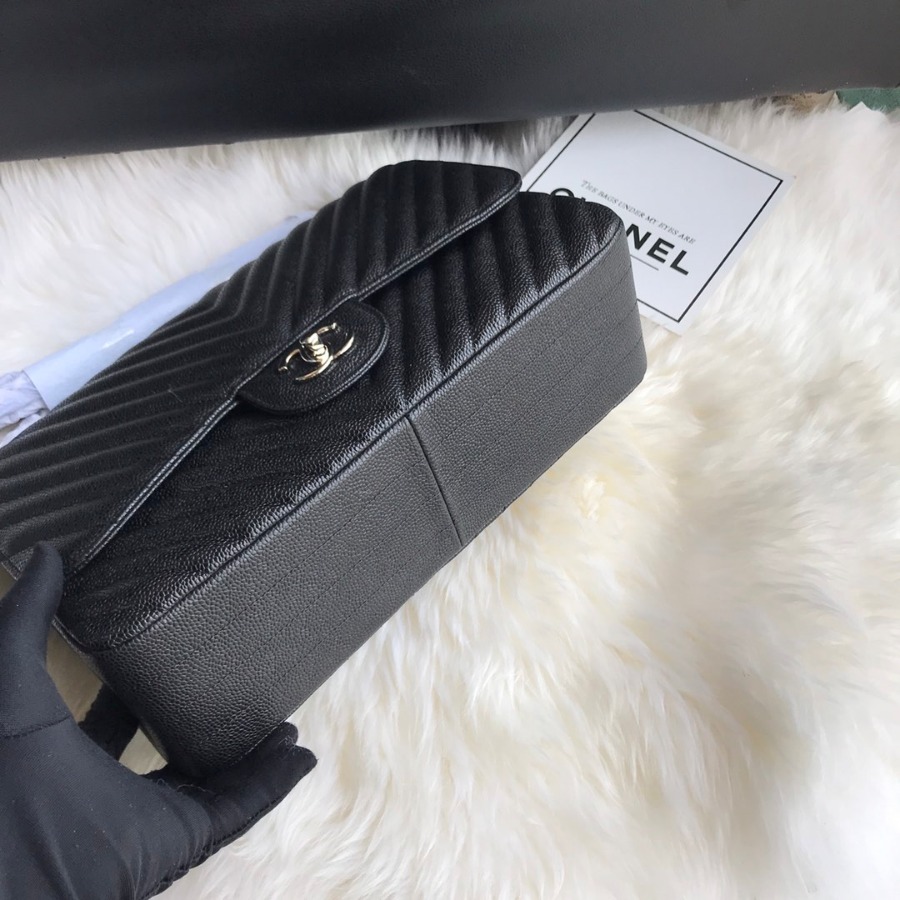 Large Classic handbag, Chanel Handbag, 30CM, Caviar